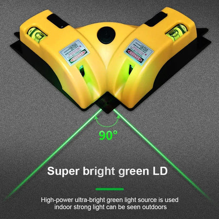 MOONBIFFY 90 Degree Right Angle Laser Level for Precise Measurements
