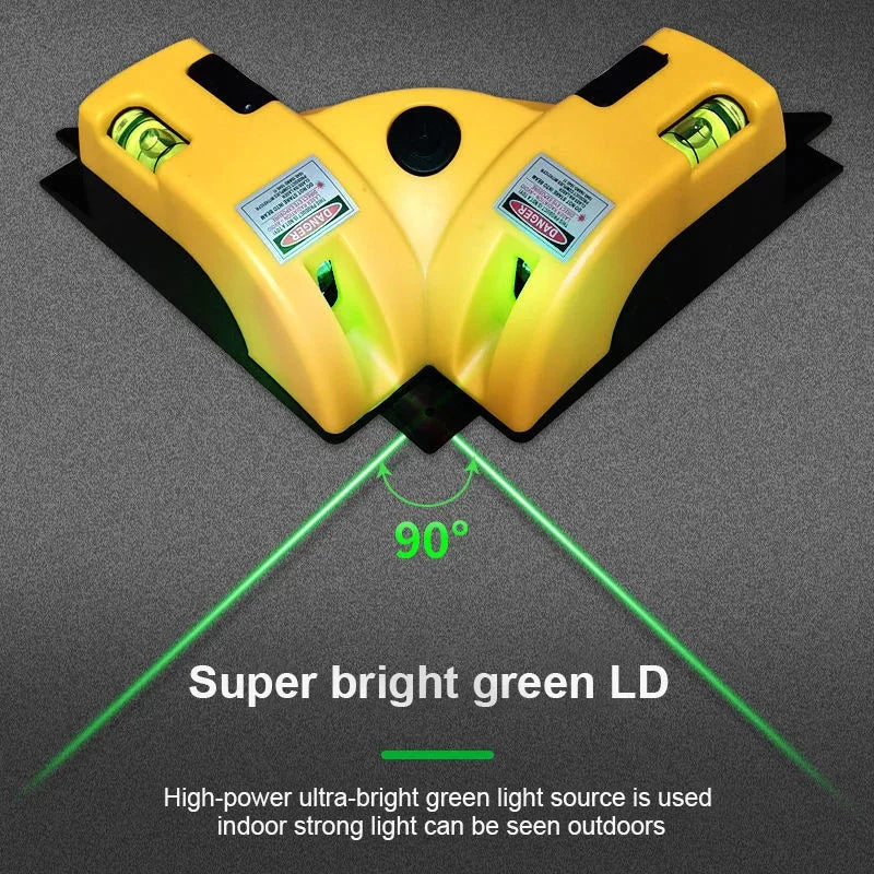 MOONBIFFY 90 Degree Right Angle Laser Level for Precise Measurements