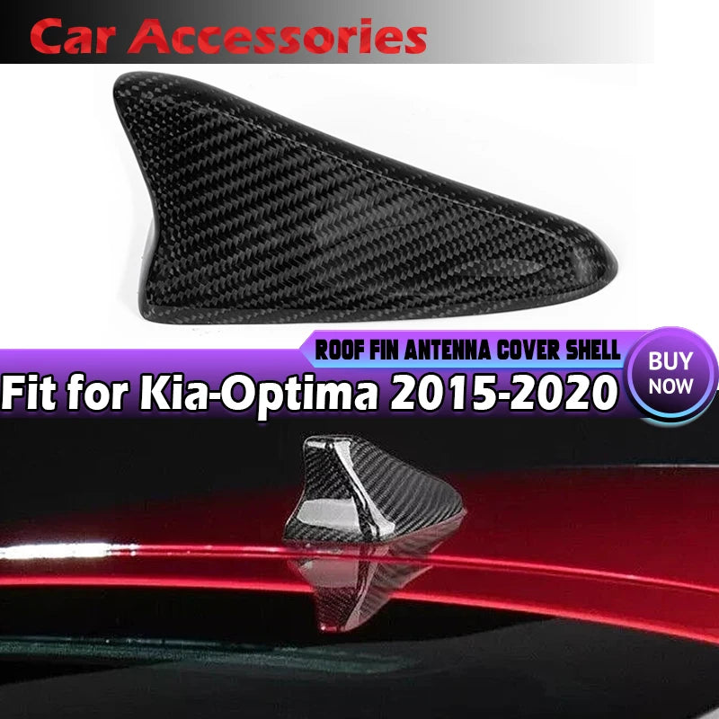 Antenna a Pinna di Squalo in Fibra di Carbonio ABS per Kia Optima 2015-2020