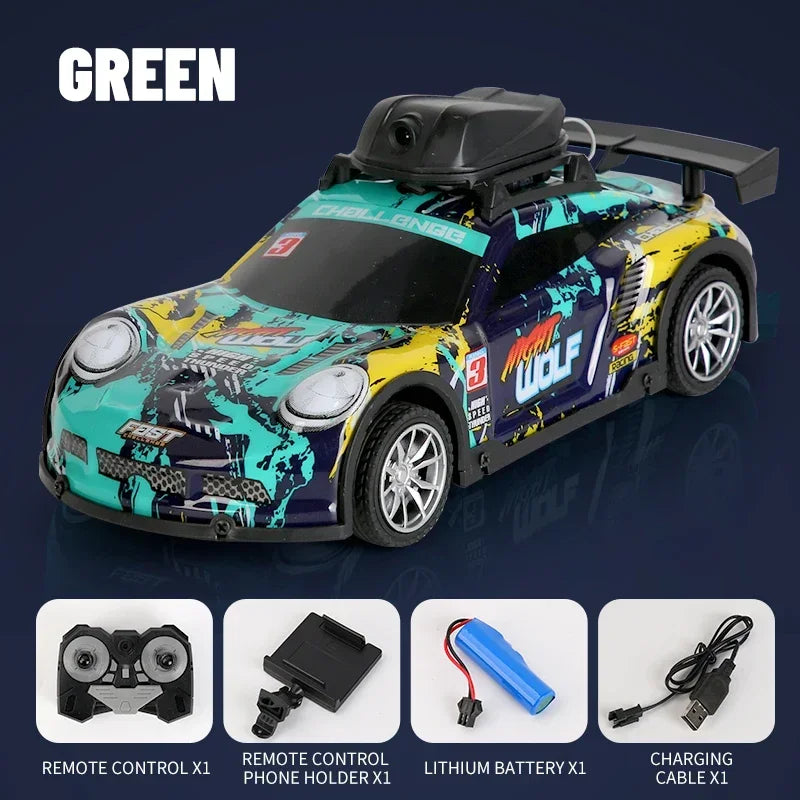 CONUSEA RC Car with Camera &ndash; HD Wifi FPV Racing Experience Green