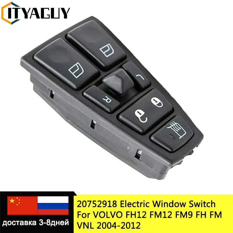 Logu slēdzis Volvo FH12 FM VNL 12V/24V plastmasas tiešā nomaiņas daļa 20752918