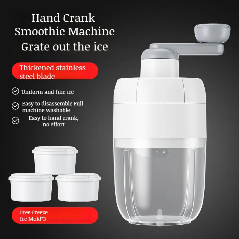 Home Small Ice Crusher &ndash; Effortless Manual Ice Crushing 3 frozen molds / CHINA