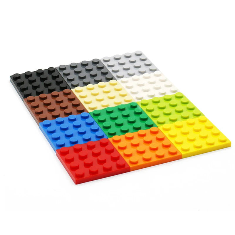 APAN SAPIOBricks 150pcs Thin 4x4 12 Colors - Educational Mixed color 150PCS