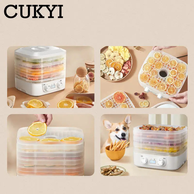 CUKYI Food Dehydrator &ndash; Adjustable Temperature Control