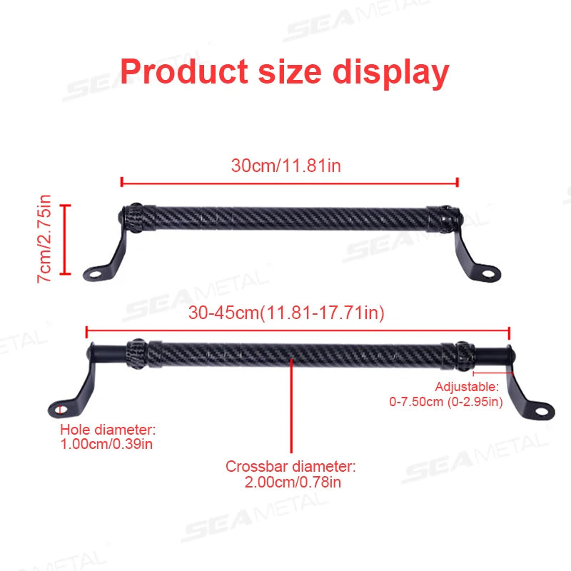 SEAMETAL Length Adjustable Extender Bar &ndash; Versatile Mounting Solution for Motorcycles and ATVs
