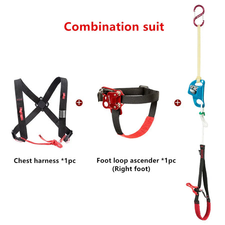 Xinda Outdoor Rock Climbing Ascender - Adjustable Foot Loop