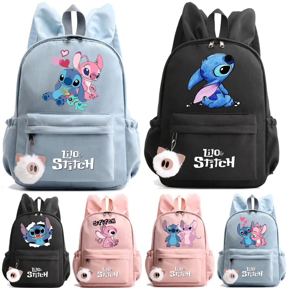 Hot Toys Disney Lilo Stitch Backpack for Girls Boys Teens | Casual School Bag - Cyprus