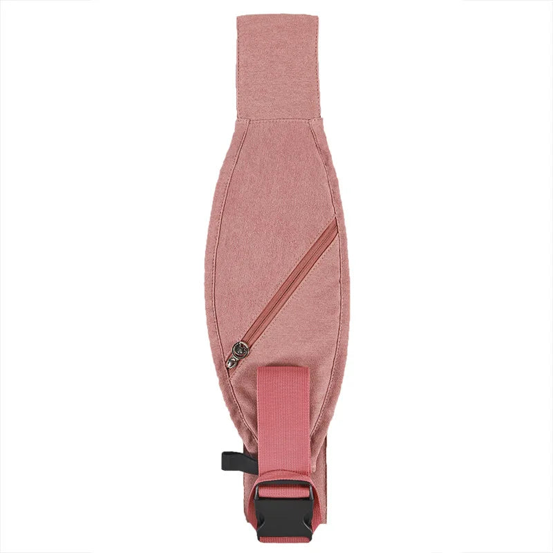 Dual-Purpose Baby Carrier Sling Wrap &ndash; Multifunctional Comfort for All Seasons Pink