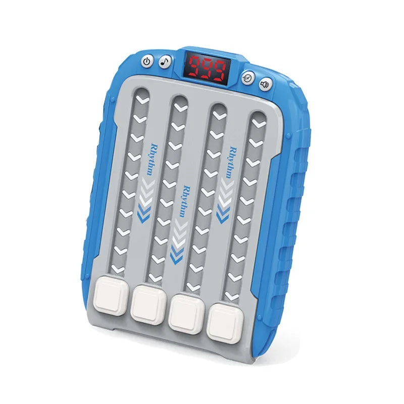 Electronic Music Rhythm Puzzle Game Montessori Travel Toy Big blue