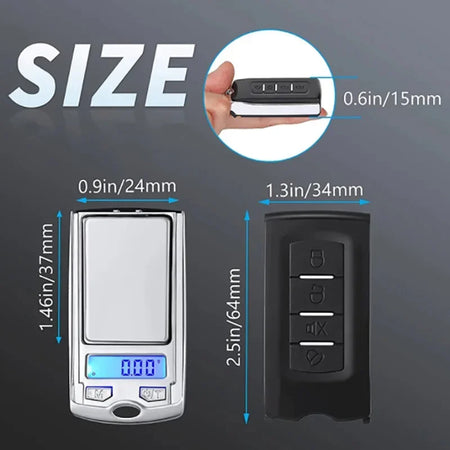 Protable Car Key Shape Gram Scale &ndash; 0.01g Precision