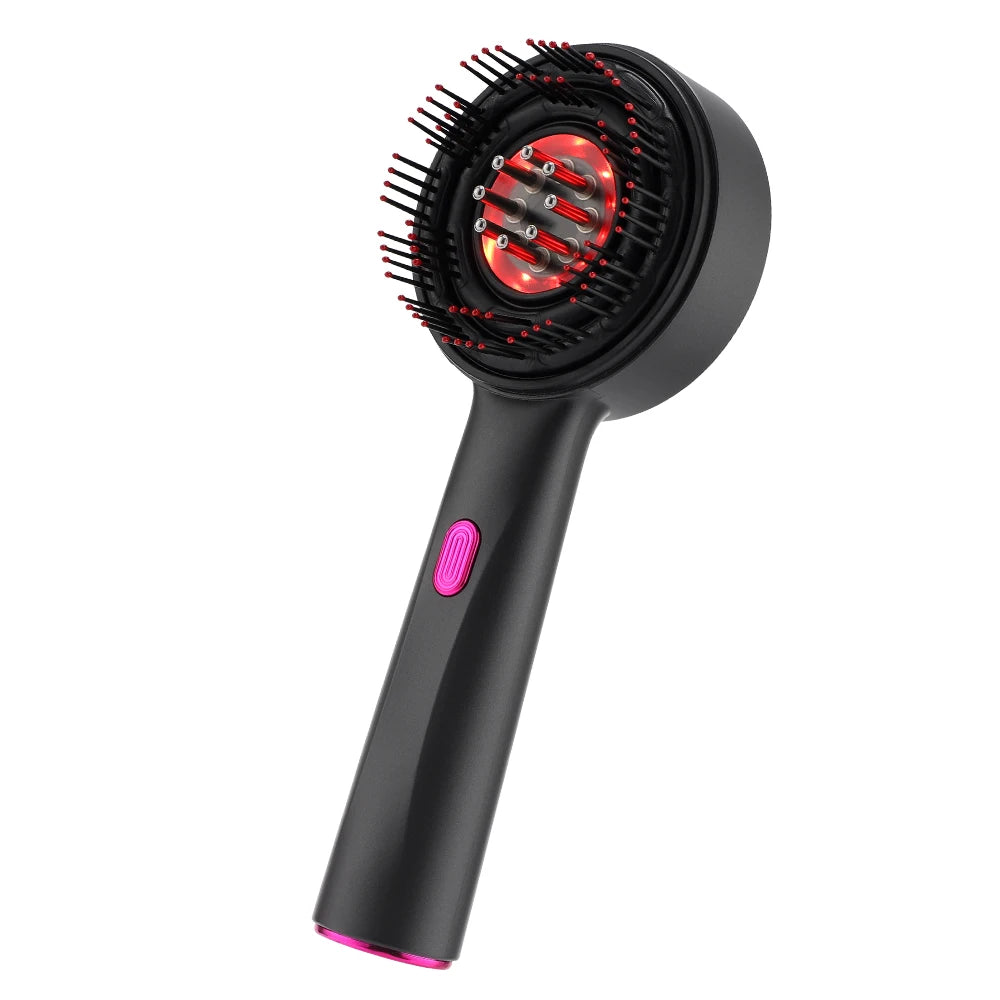 Electric Massage Comb with Red Light Therapy for Hair Growth and Anti Hair Loss Normal Type-Purple