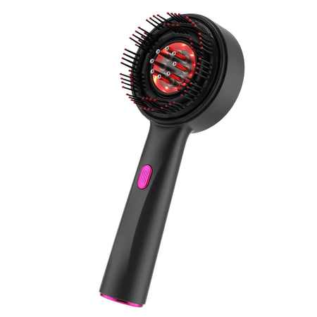 Electric Massage Comb with Red Light Therapy for Hair Growth and Anti Hair Loss Normal Type-Purple