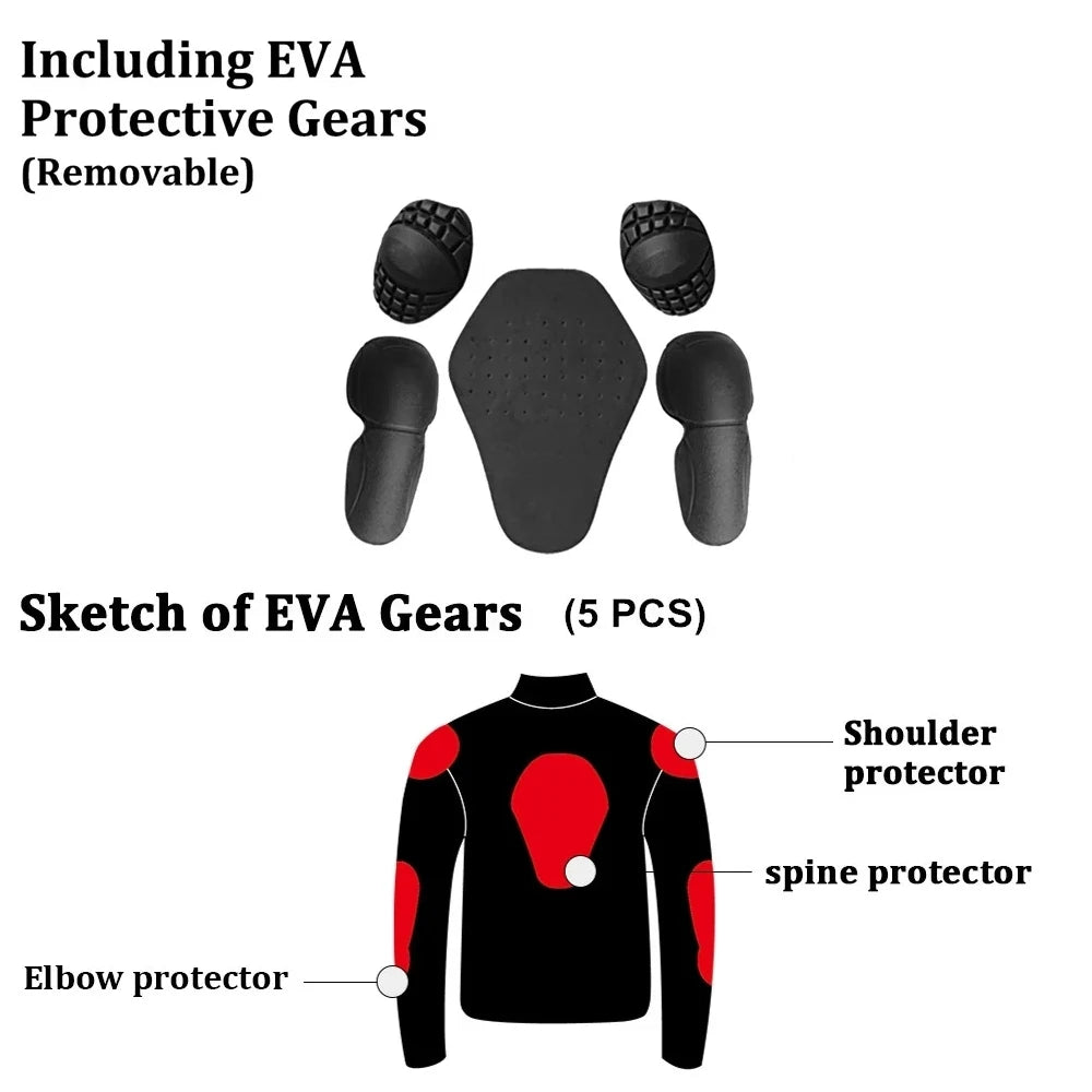 JK-21 &ndash; High Visibility Breathable Summer Motorcycle Jacket