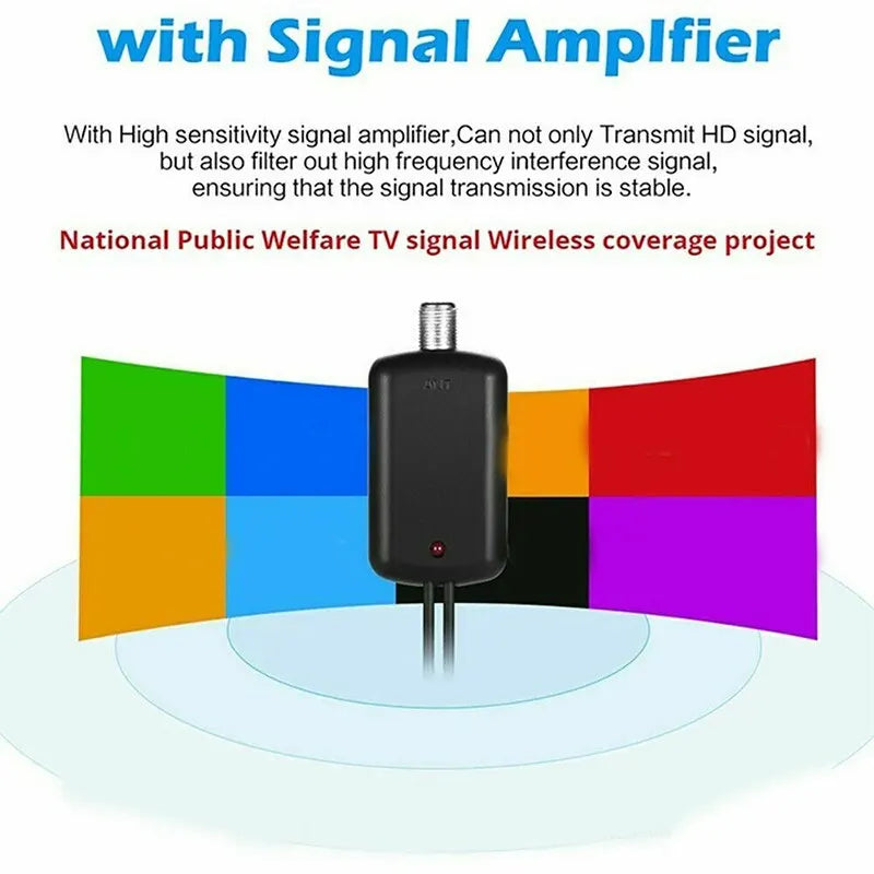 Fomscvka 2025 4K Indoor TV Antenna &ndash; 500 Miles Range Reception