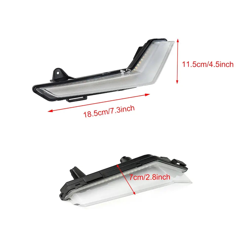 Front LED Signature Lights Turn Signal Light for Can-Am Defender & Defender Max 2020+ / Commander Max 2021+ by InterCyprus Trading Ltd