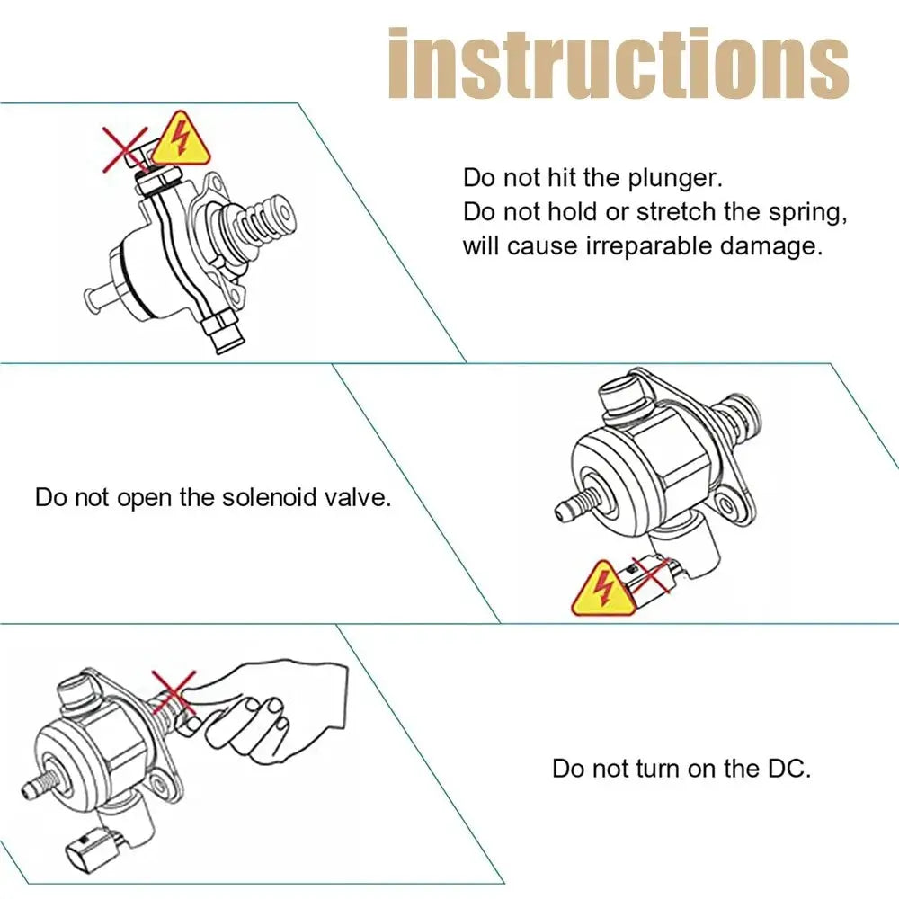 High Pressure Fuel Pump Injection Pump Replacement For Audi A1 A3 VW Tiguan Skoda Golf Auto Parts 1.2 TSI 1.4 TFSI 03C127026C by InterCyprus Trading Ltd
