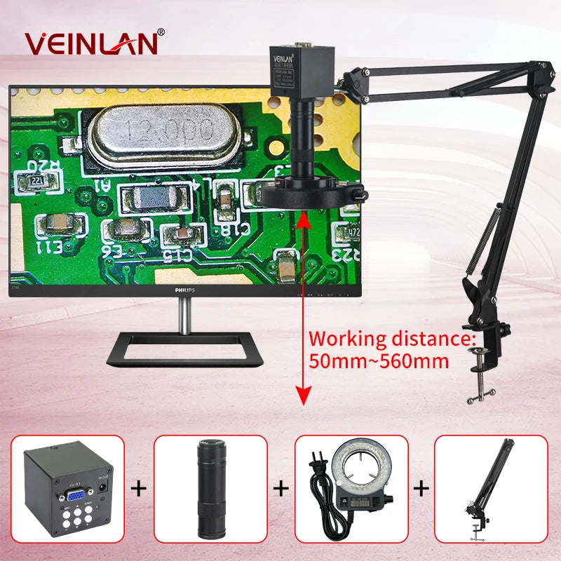 VEINLAN Video Microscope &ndash; High Magnification Digital Inspection
