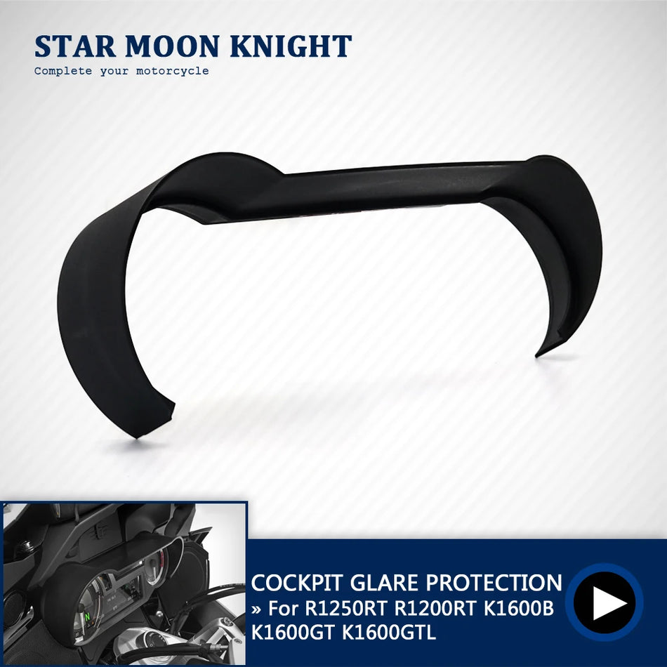 BMW motorcykelinstrument solskyddsskydd för R1250RT R1200RT K1600-serien, instrumentskydd