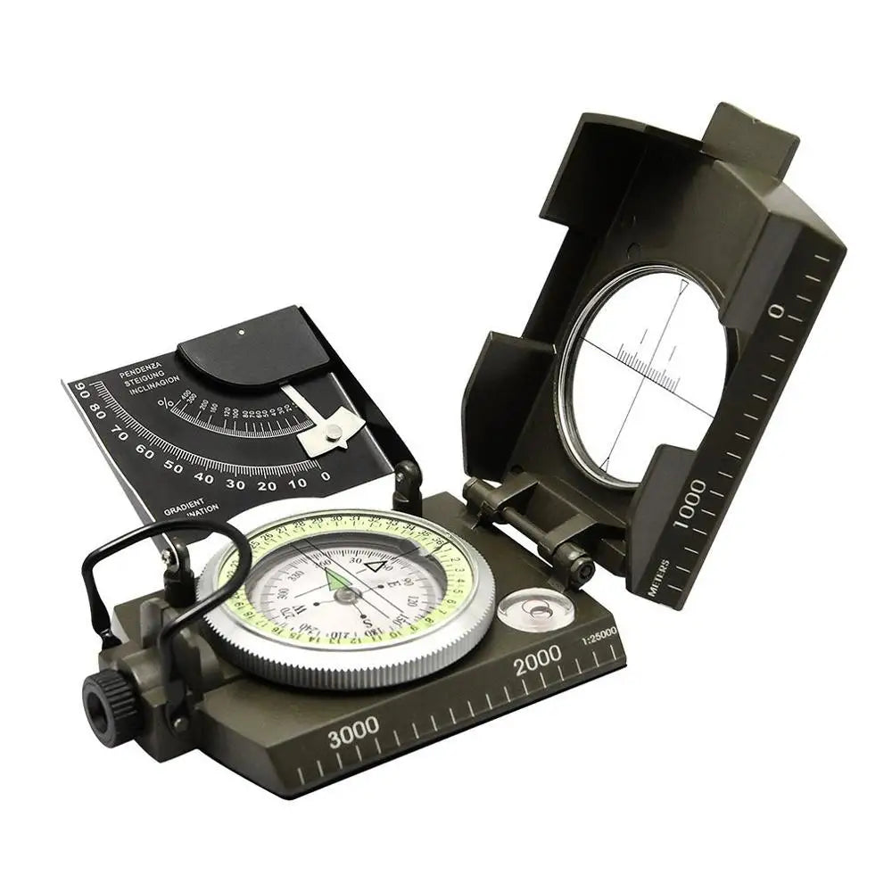 Outdoor Military Compass &ndash; Waterproof And Durable Navigation army green / CHINA