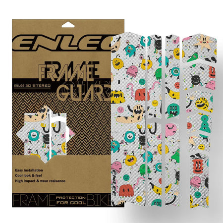 Enli Full Set 3D 3M Bicycle Frame Protective Film Wear resistant and Leave No Trace Mountain Bike Frame Protective Film by InterCyprus Trading Ltd