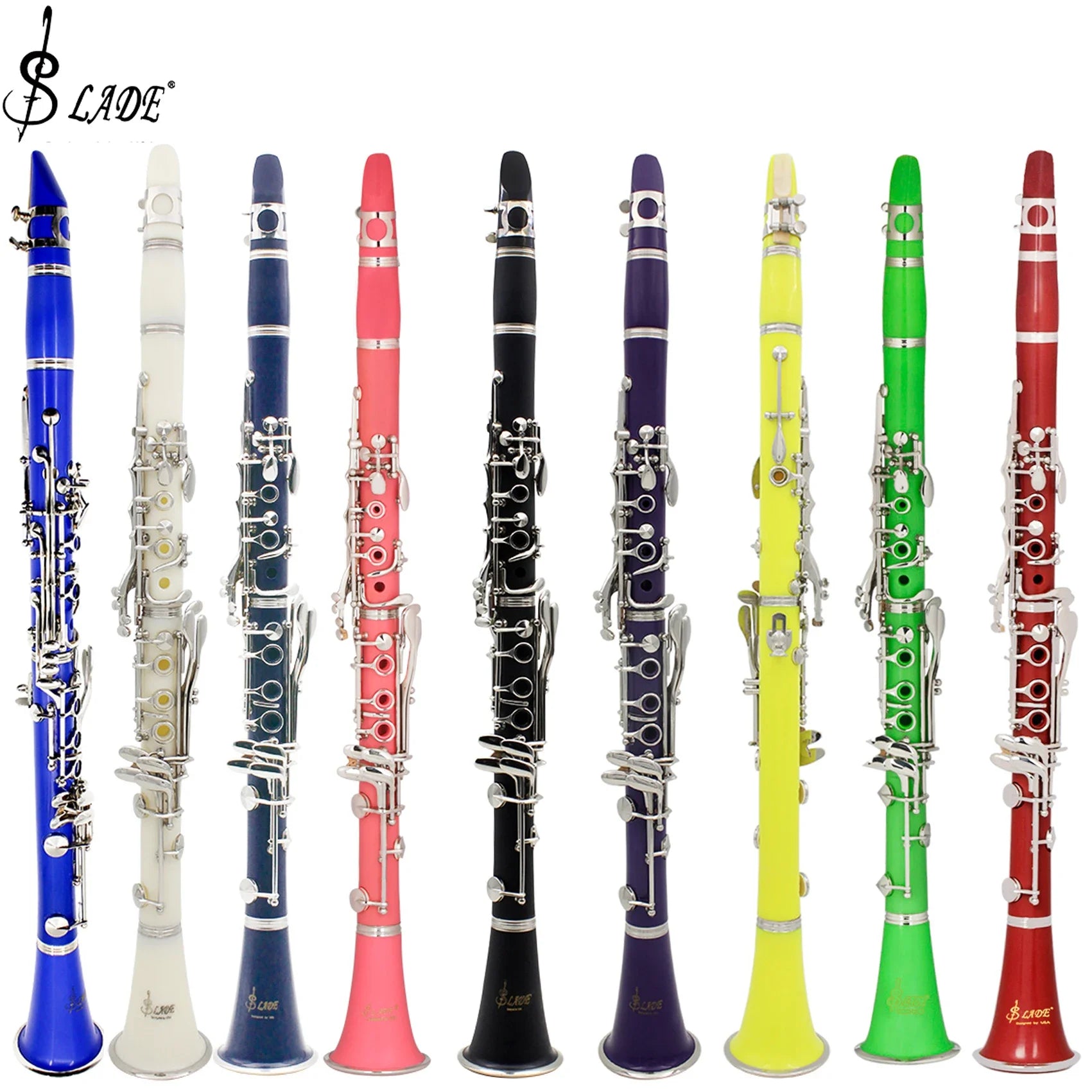 SLADE Bb 17 Keys Bakelite Clarinet &ndash; Includes Box Reed