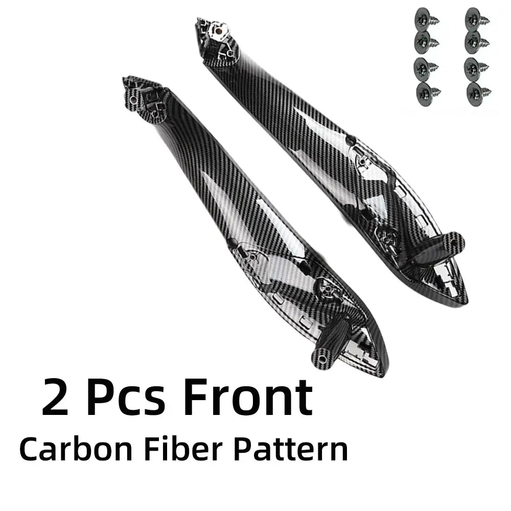 2Pcs Front Rear Inner Doors Panel Handle Pull Trim Cover For BMW 3 Series F30 F80 M3 F31 F34 GT F32 F82 M4F33 F83 M4 F36 LCI by InterCyprus Trading Ltd