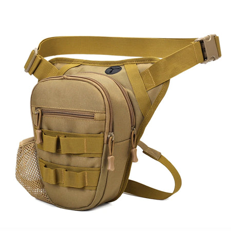 Drop Leg Bag &ndash; Tactical Water Bottle Pouch for Outdoors Brown