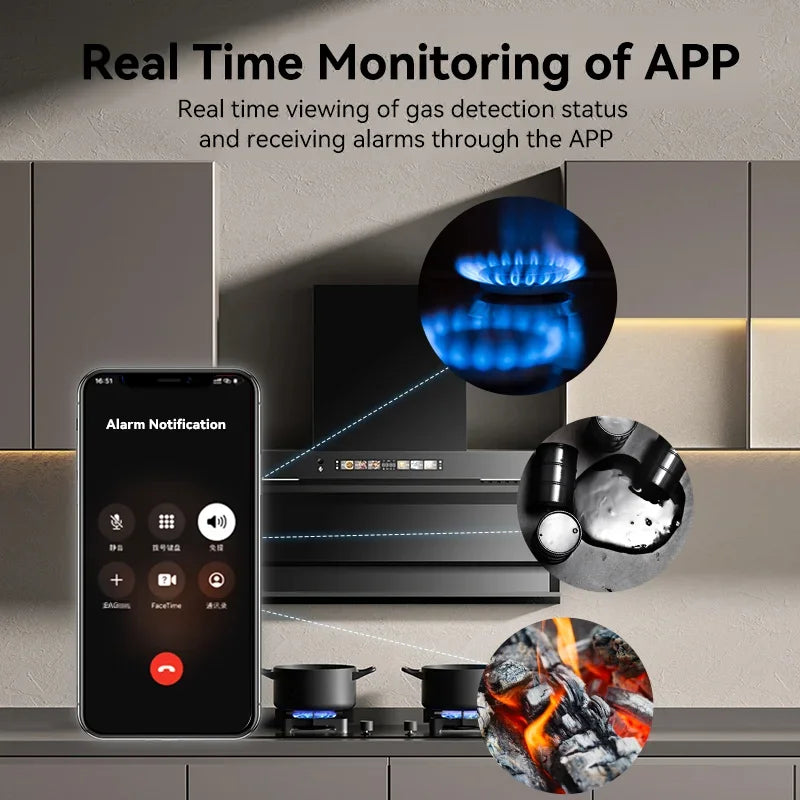 Meian-Zigbee Gas Leak Detector - Tuya Smart Life Compatible