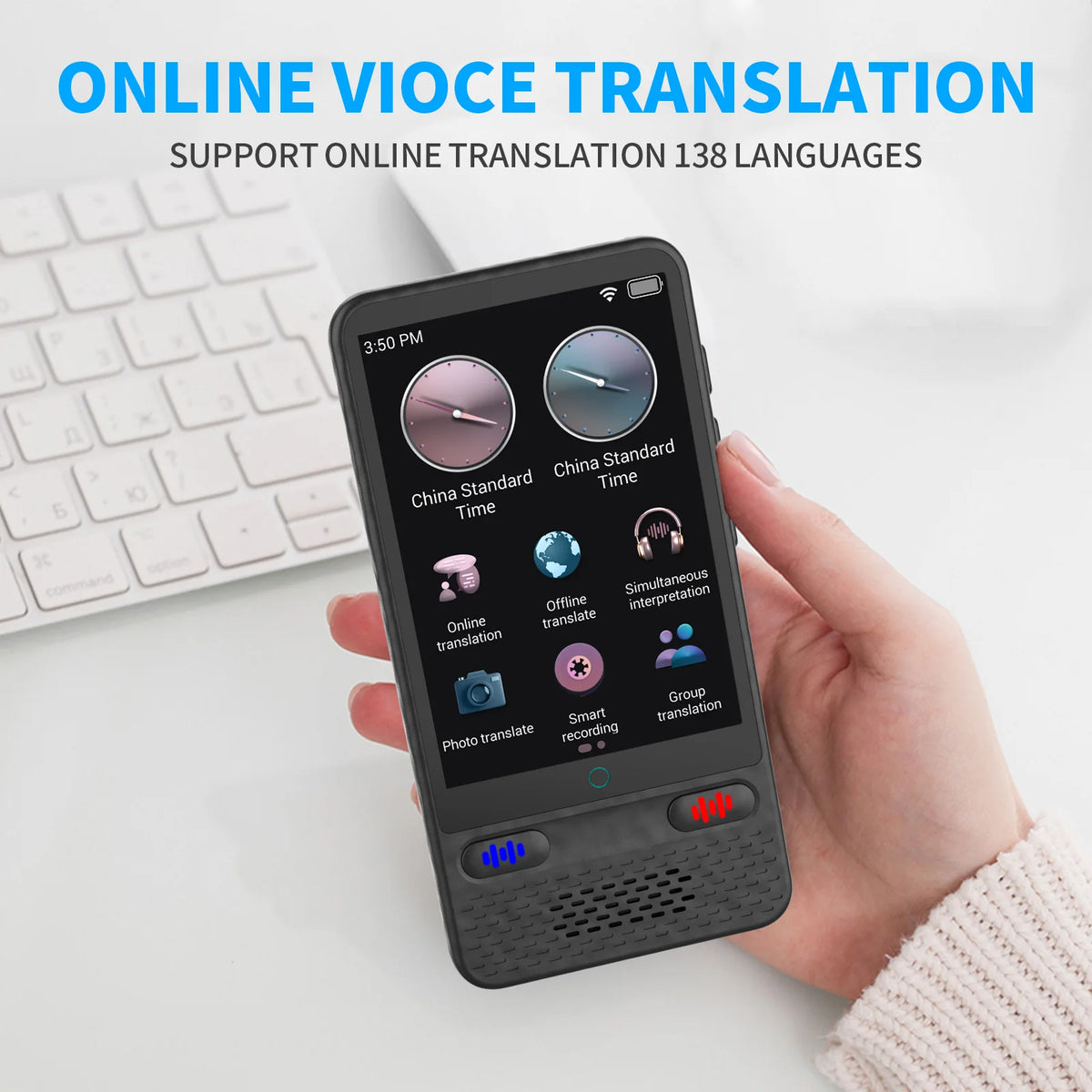 Language Translator S85 &ndash; Real Time Voice Translation
