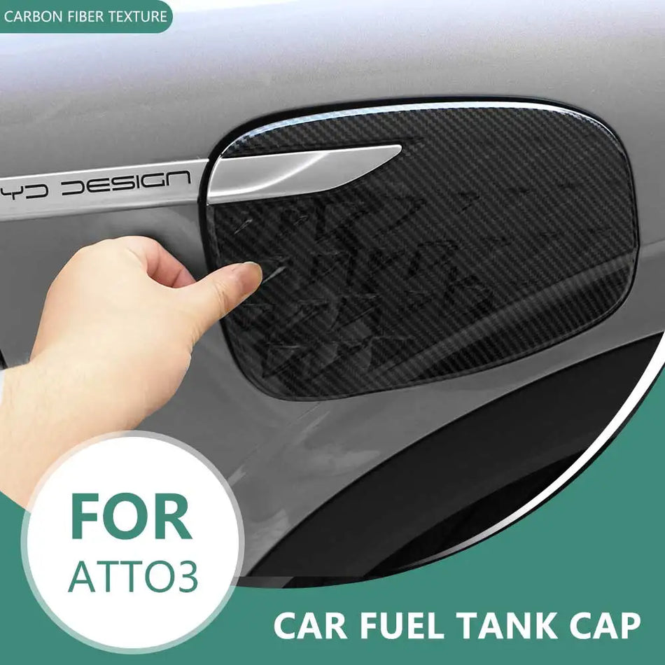 BYD Atto3 Imitacinis Anglies Įkrovimo Prievado Ir Kuro Bakelio Apdailos Lipdukas ABS
