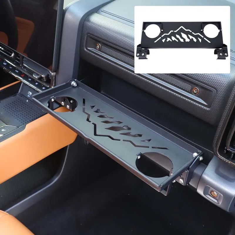 Panneau de rack co-pilote noir en alliage d'aluminium pour Haval Raptors intérieur