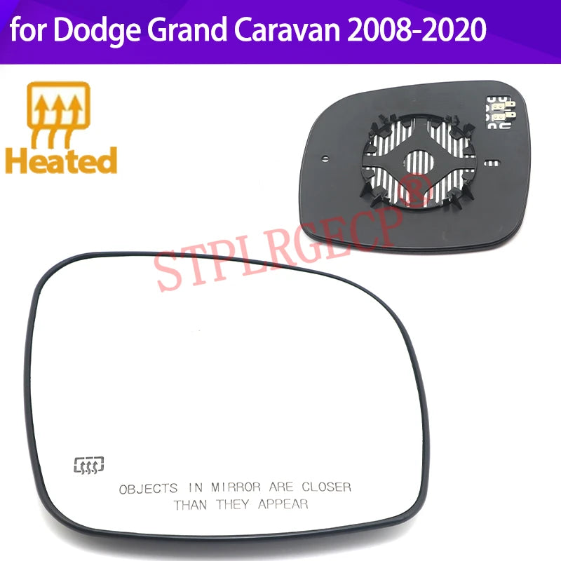 Θερμαινόμενο Γυαλί Καθρέφτη Πλευράς για Dodge Grand Caravan 2008-2020