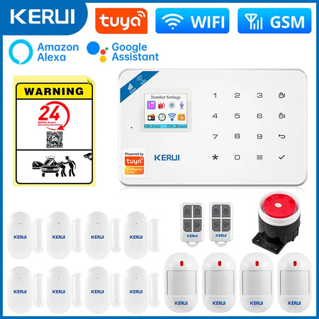 KERUI W181 Smart Security System Alarm System KIT 4 / US Plug