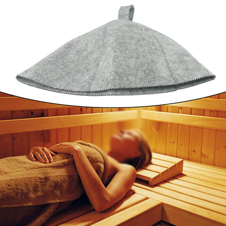 Thicken Wool Felt Sauna Hat &ndash; Hair Protection In Wet Steam