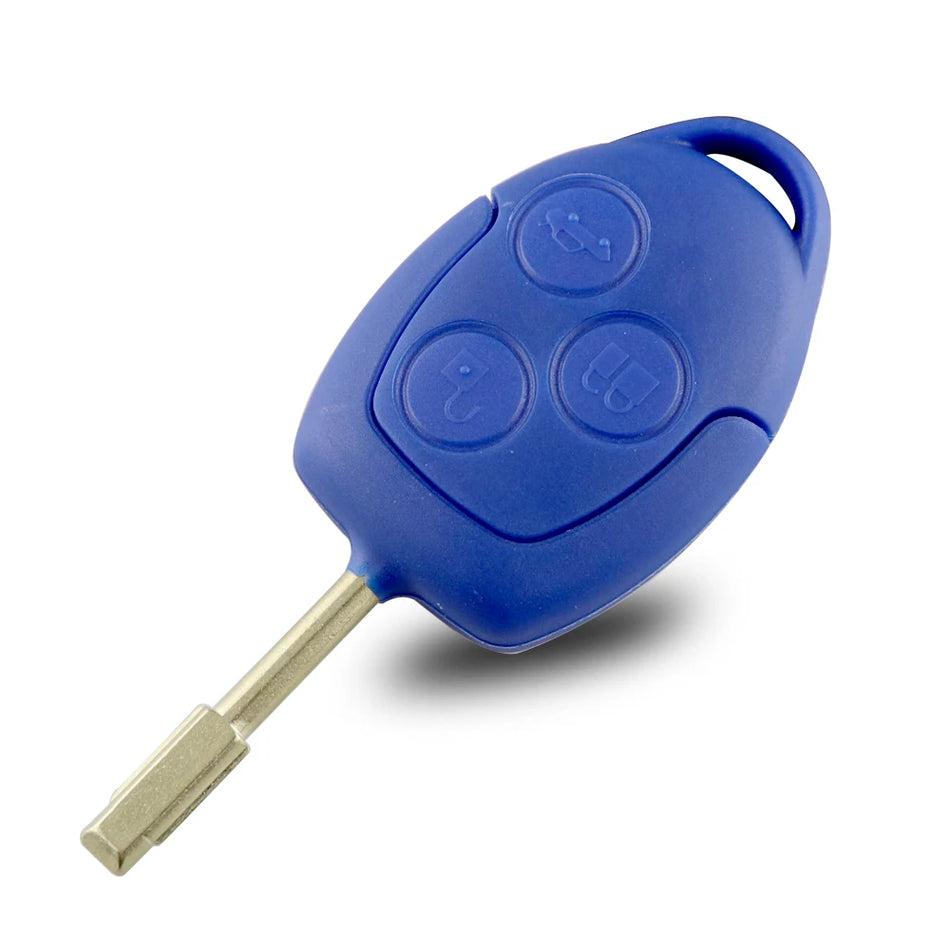 Etäavain Ford Transit WM VM 433MHz 4D63-siru, 3-nappinen, sininen FO21-terä