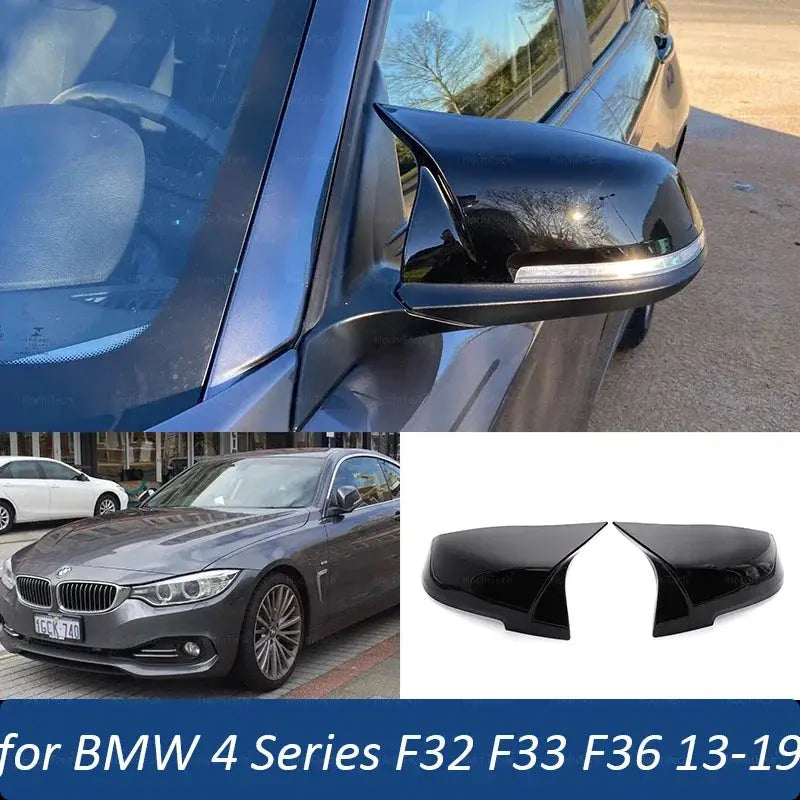 M Look Rear View Mirror Cover Cap for BMW 4 Series F32 F33 F36 418i 420i 428i 430i 435i 440i 418d 420d425d 430 Mirror Cover Trim by InterCyprus Trading Ltd