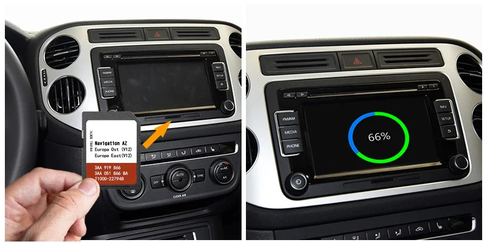 VW Polo 6R Nav SD Card 8GB - Switzerland Serbia Maps