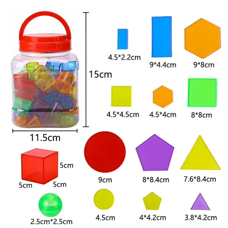 YLL01025 Transparent Blocks &ndash; Educational Light Table Play