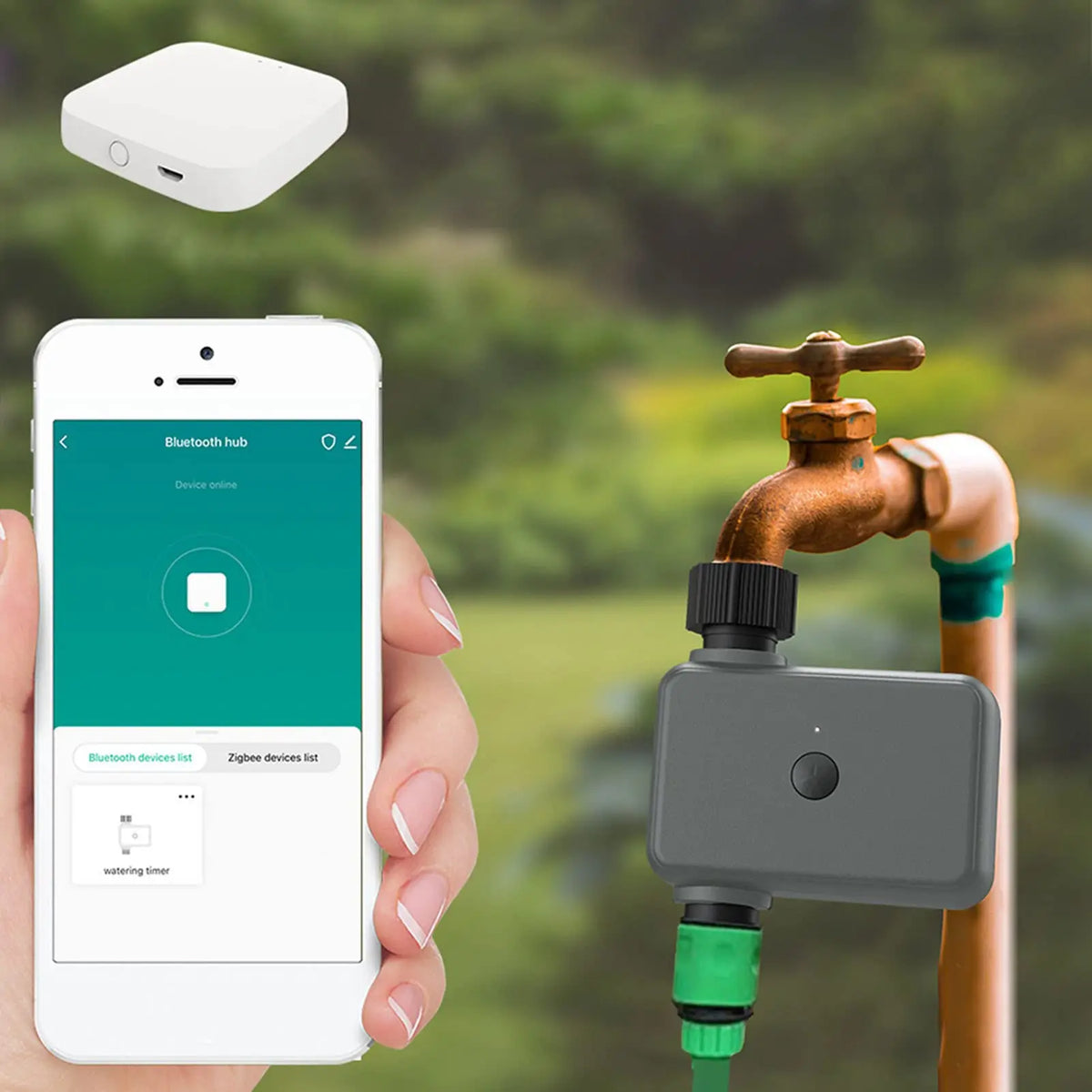 MOES Smart Tuya Bluetooth Garden Water Timer - App Control