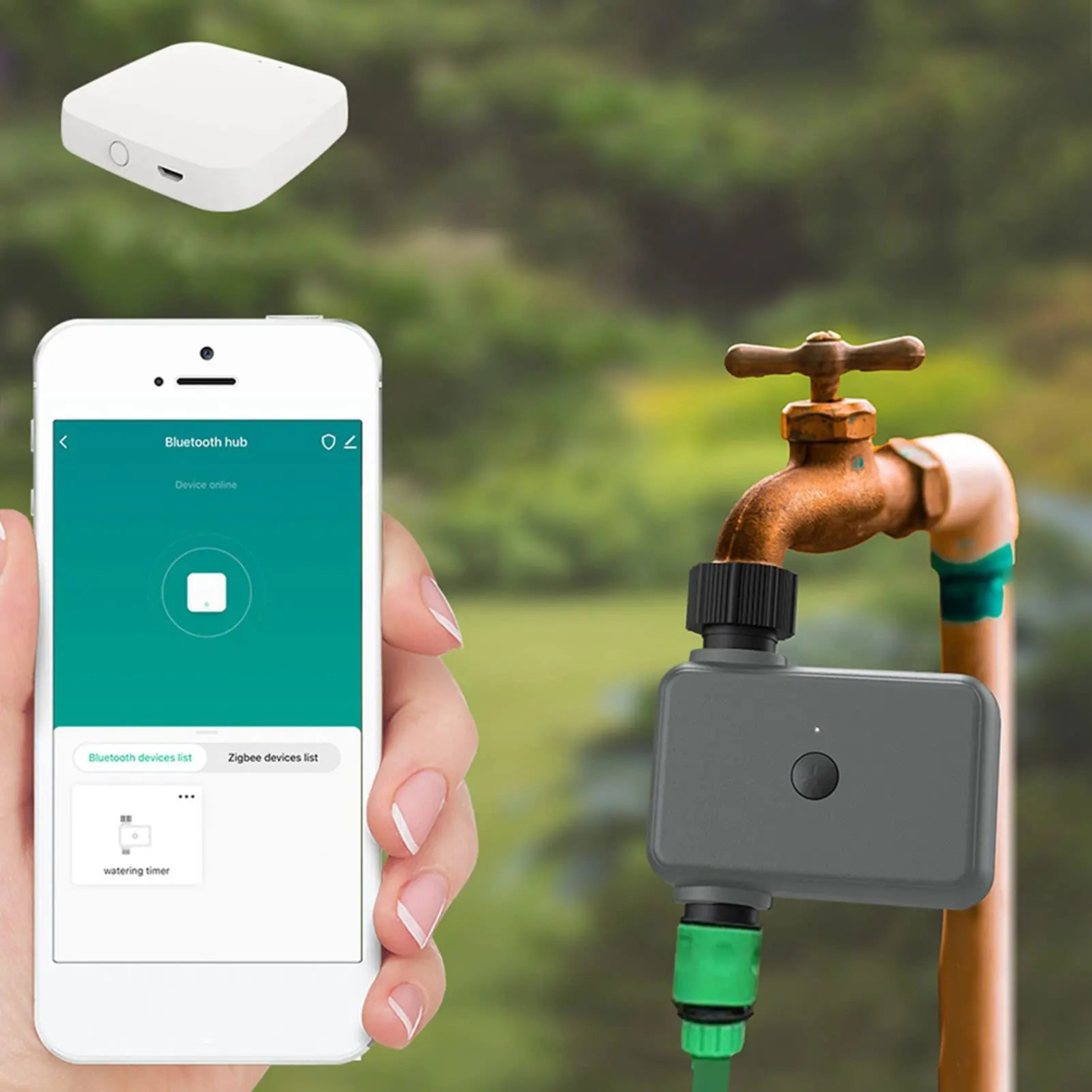 MOES Smart Tuya Bluetooth Garden Water Timer - App Control