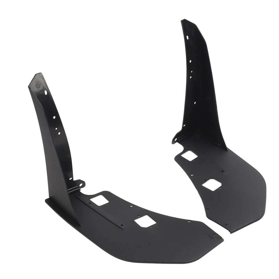 Kit de alerón de esquina de parachoques delantero para Ford Mustang GT500 2014-2021 Alerones de ABS negros