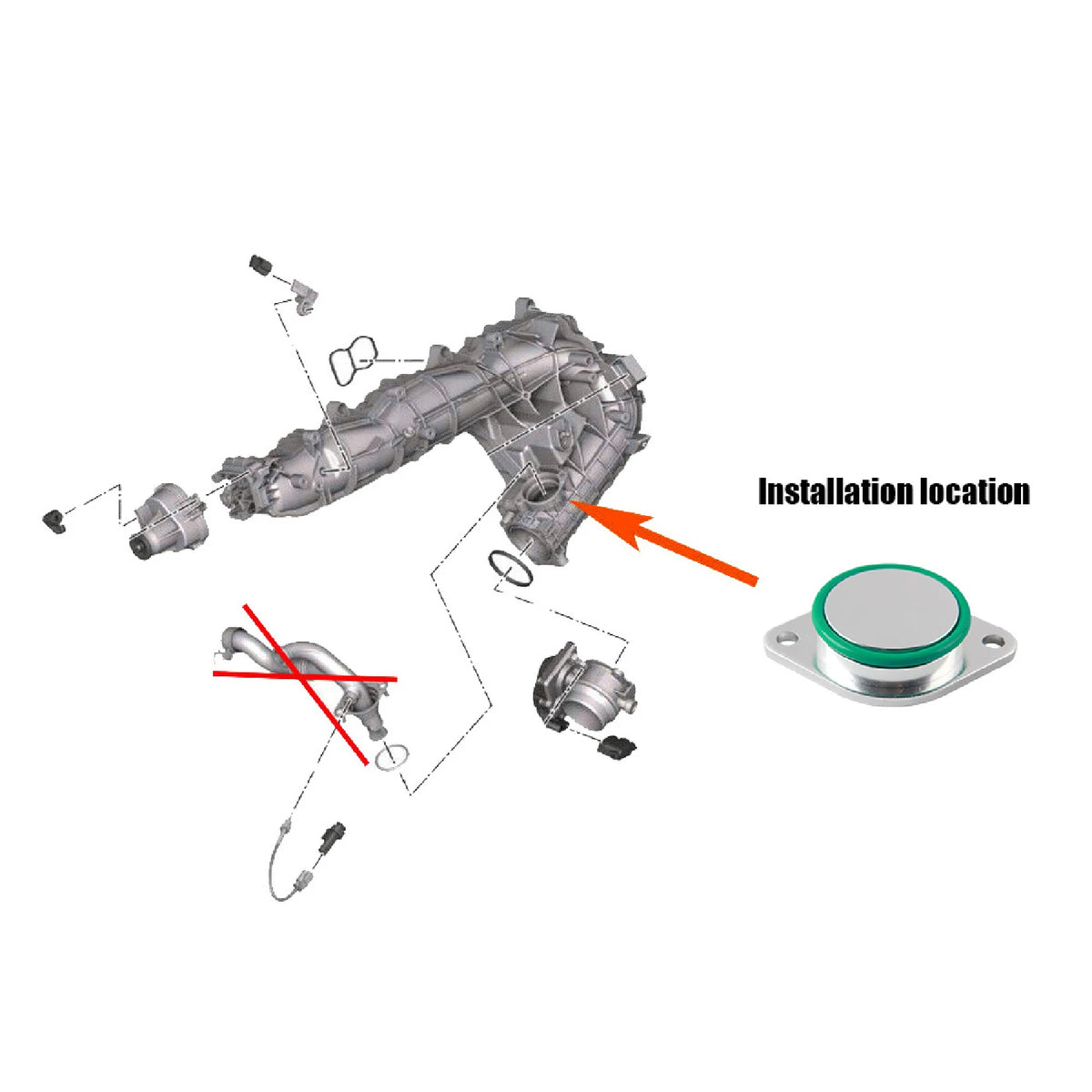 Engine Valve Gasket Kit Stainless Steel For BMW 525d 530d N57 N57S by InterCyprus Trading Ltd