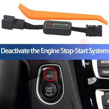For BMW 1 2 3 4 5 6 7 X2 X3 X4 X5 X6 F20 F30 F07 F10 Car Automatic Stop Start Engine System Off Cable Plug and Play Eliminator by InterCyprus Trading Ltd