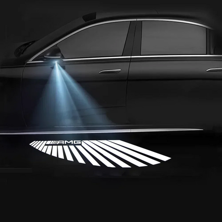 LED Angel Wings Welcome Light for Mercedes-Benz GLA GLB GLC GLS EQC A-Class B-Class C-Class E-Class S-Class