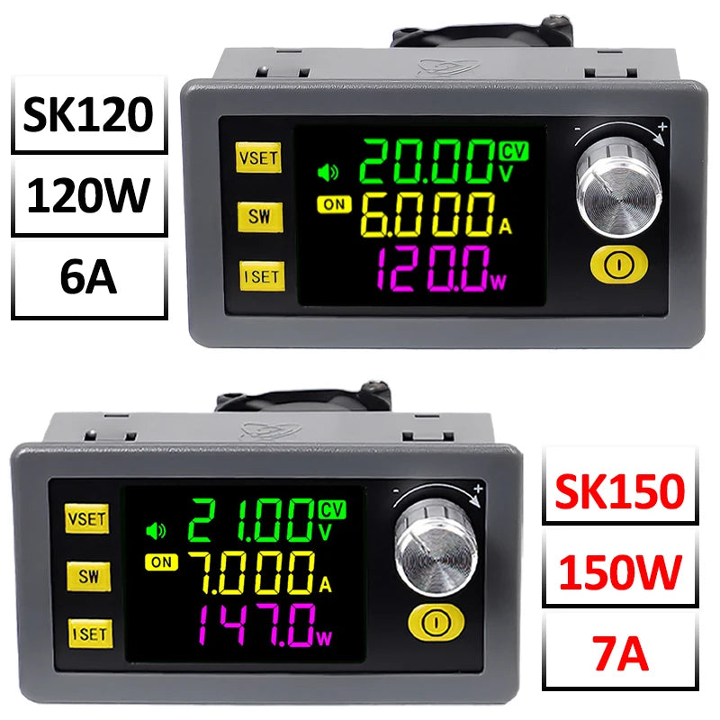 Przetwornica Buck Boost 120W/150W Regulowana z Regulacją do Ładowania Słonecznego