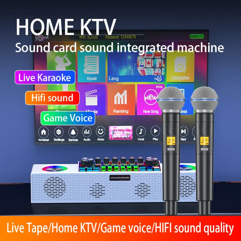 Home KTV Karaoke Speaker All-in-One &ndash; Bluetooth 5.0