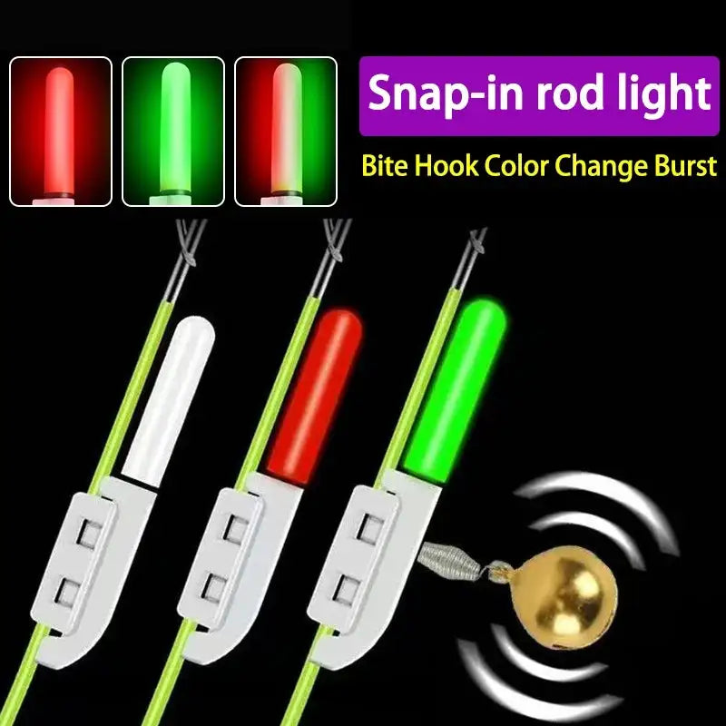 5Pc USB Charge LED Bite Alarm Fishing Light Stick CR425 Kit