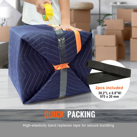 SucceBuy 80x72 Moving Blankets 12 Pack &ndash; Heavy Duty