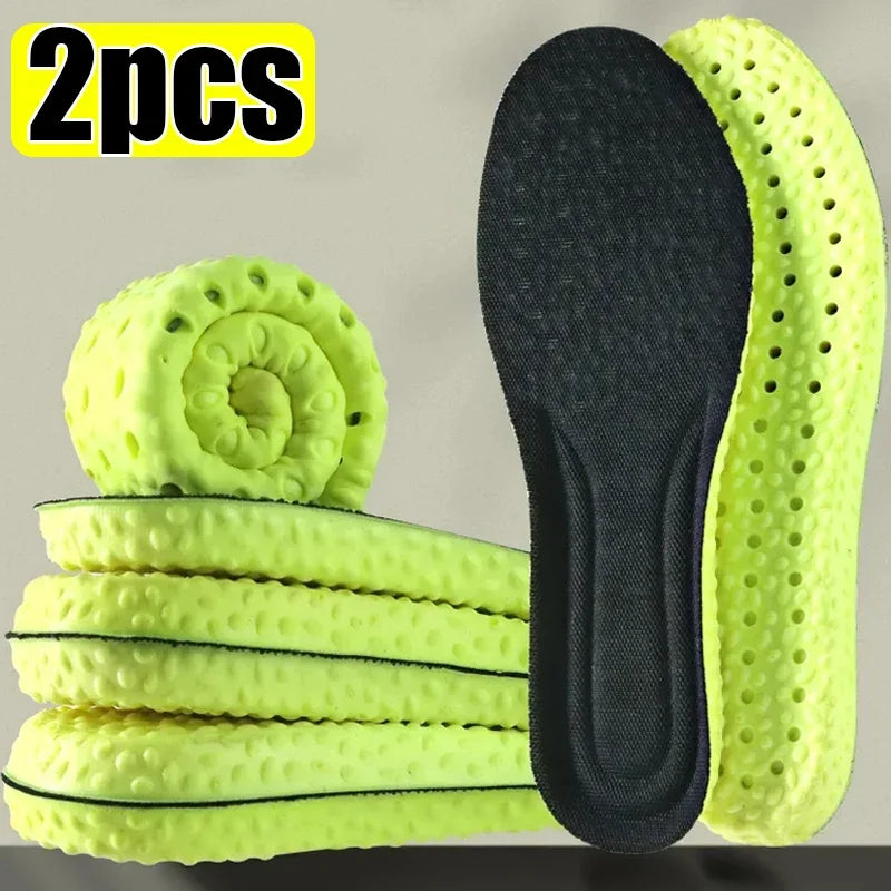 High Elasticity Comfortable Orthopedic Insoles for Men and Women Black(2pcs) / 37-38
