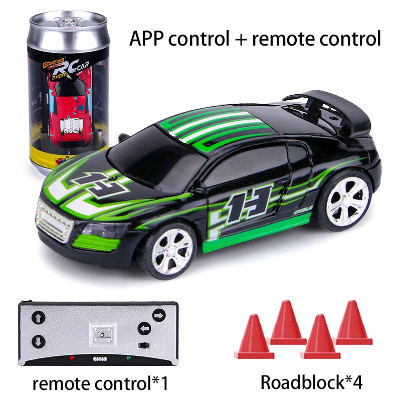 1/58 RC Car Mini Racing Car &ndash; 2.4G Speed Remote Control Black
